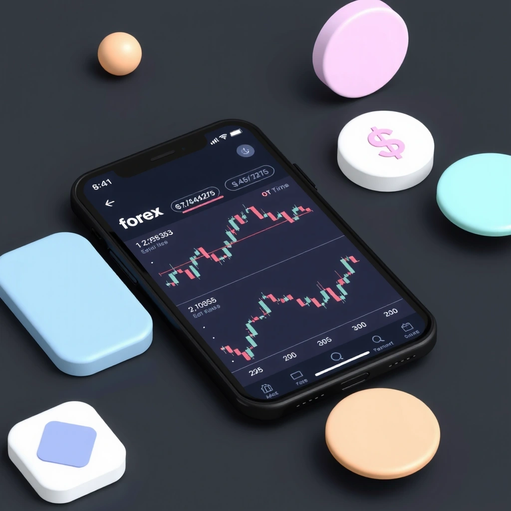 Forex Trader Mobile Game Interface