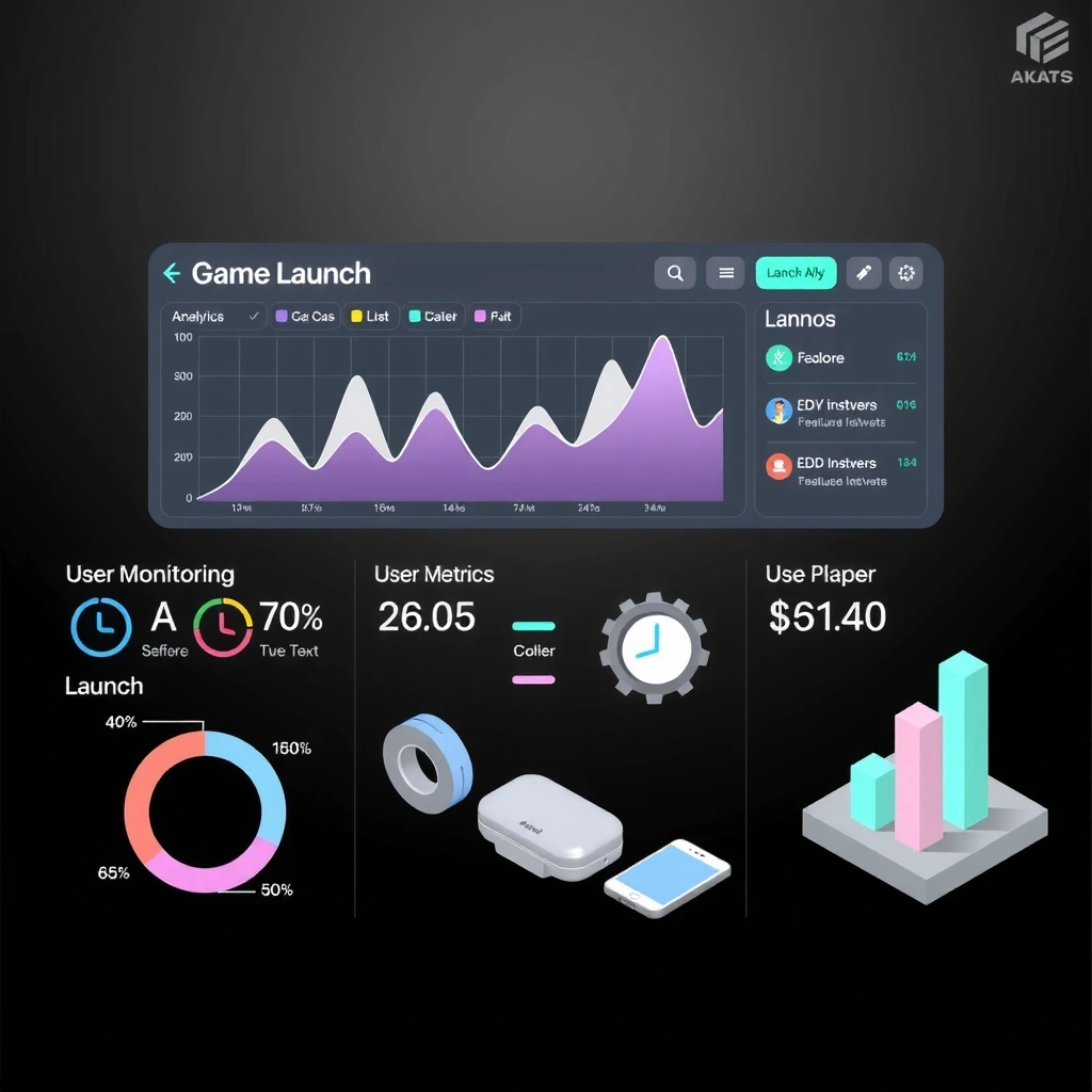 Game Launch Monitoring Dashboard